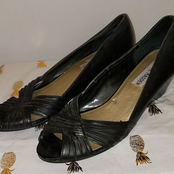 Steve madden open toe wedges size 8.5 *used* - Picture 1 of 3